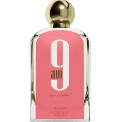 0.375 Afnan 9 AM Pour Femme Eau de Parfum Spray 100ml Clearance