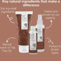 Hair Treatments Australian Bodycare Head Lice Kit 3 Piece Lice Treatment Kit New