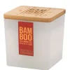 Large Jar Candle BAMBOO Spiced Apple & Cinnamon 210g Clearance
