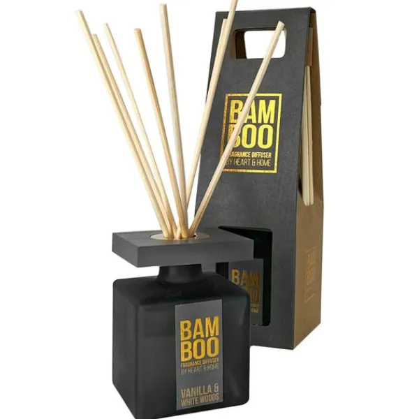 Reed Diffuser BAMBOO Vanilla & White Woods 70ml Fashion