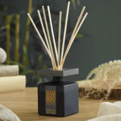 Reed Diffuser BAMBOO Vanilla & White Woods 70ml Fashion