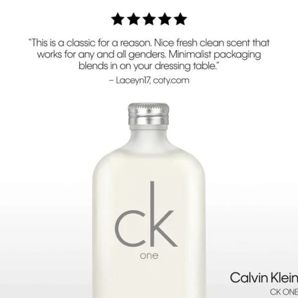 CK One Calvin Klein Eau de Toilette 100ml Clearance