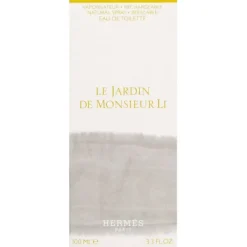 Le Jardin de Monsieur Li Hermès Eau de Toilette Natural Spray 100ml Fashion