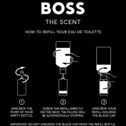 BOSS The Scent For Him HUGO BOSS Eau de Toilette Refill 200ml New