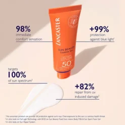 Sun Beauty Lancaster Sublime Tan Face Cream SPF50 50ml Outlet