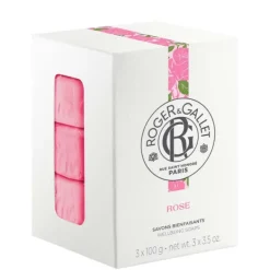 Rose Roger & Gallet Wellbeing Soaps Coffret 3x100g Clearance