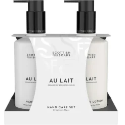 Au Lait Scottish Fine Soaps Hand Care Set Hot
