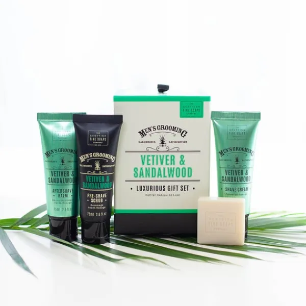 Gifts & Sets Scottish Fine Soaps Vetiver & Sandalwood Luxurious Gift Set Hot