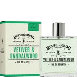 Men's Grooming Scottish Fine Soaps Vetiver & Sandalwood Eau de Toilette Spray 100ml New