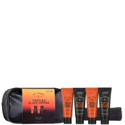 Thistle & Black Pepper Scottish Fine Soaps Travel Bag Set Sale