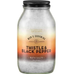 Thistle & Black Pepper Scottish Fine Soaps Bath Salts 500g Best