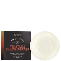 Thistle & Black Pepper Scottish Fine Soaps Shave Soap Refill 100g Fashion