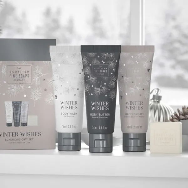 Winter Wishes Scottish Fine Soaps Lux Gift Cube Best