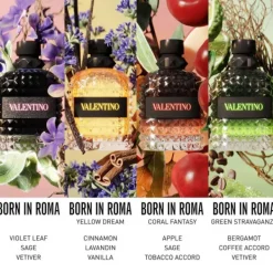 Born In Roma Uomo Green Stravaganza Valentino Eau de Toilette 100ml New