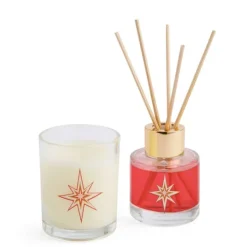 Gifts & Sets Wax Lyrical Merry & Bright Votive & Diffuser Set Hot