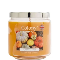 Candles Wax Lyrical Pumpkin Spice Fragranced Medium Candle Jar 555g Hot