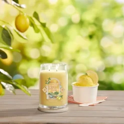Hello Italy! Yankee Candle Signature Large Jar Lemon Gelato Outlet