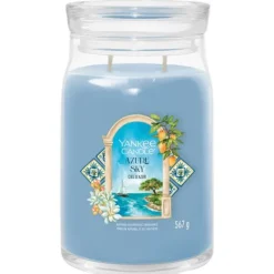 Hello Italy! Yankee Candle Signature Large Jar Azure Sky New