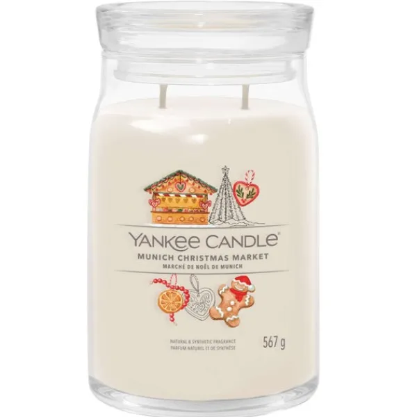 Signature Jar Candle Yankee Candle Large Munich Christmas Market 567g Outlet