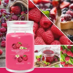 Signature Jar Candle Yankee Candle Large Jar Red Raspberry 567g Discount