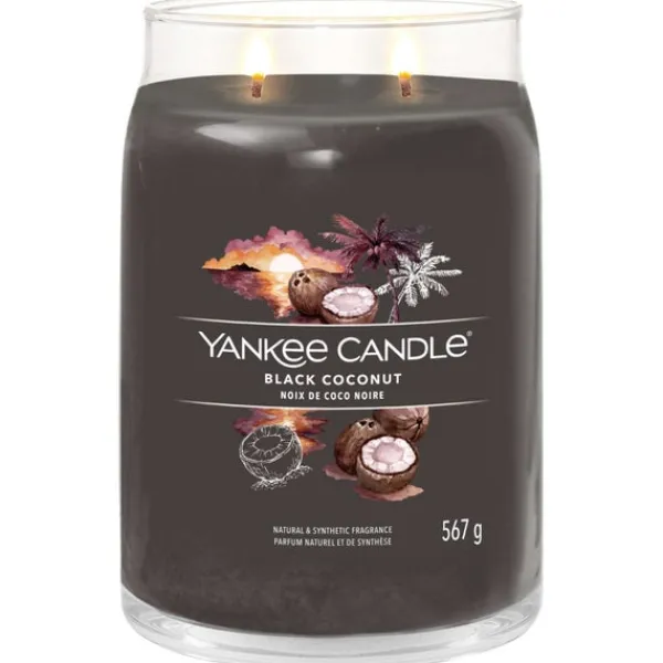Signature Jar Candle Yankee Candle Large Jar Black Coconut 567g Best