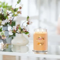 Signature Jar Candle Yankee Candle Large Jar Mango Ice Cream 567g Outlet