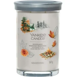 Signature Jar Candle Yankee Candle Large Tumbler Woodland Weekend Memories 567g Outlet