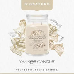 Signature Jar Candle Yankee Candle Large Jar Warm Cashmere 567g New