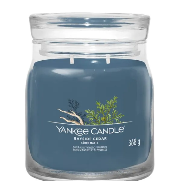 Signature Jar Candle Yankee Candle Medium Jar Bayside Cedar 368g Sale