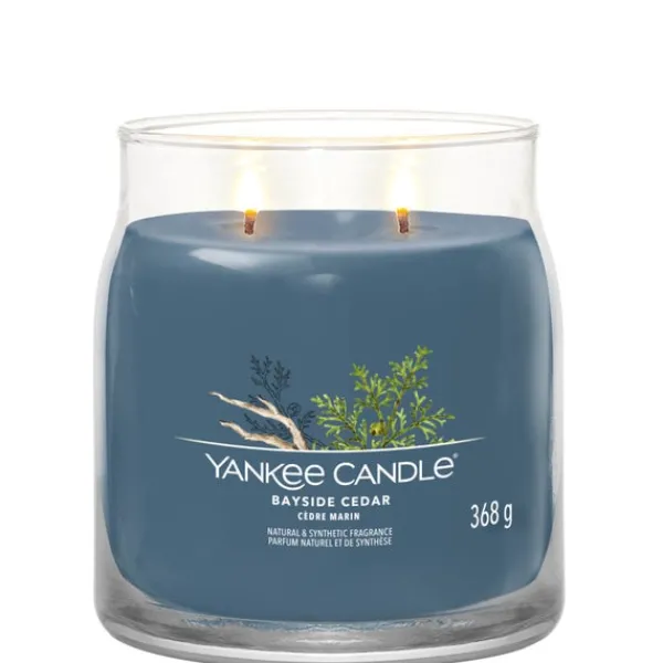 Signature Jar Candle Yankee Candle Medium Jar Bayside Cedar 368g Sale