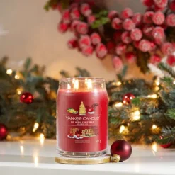 Signature Jar Candle Yankee Candle Large Big apple Christmas 567g Sale