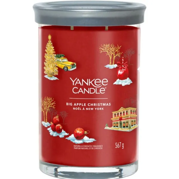 Signature Jar Candle Yankee Candle Large Tumbler Big Apple Christmas 567g Hot