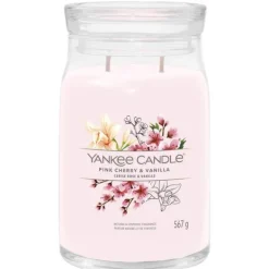Signature Jar Candle Yankee Candle Large Jar Pink Cherry Vanilla 567g Sale