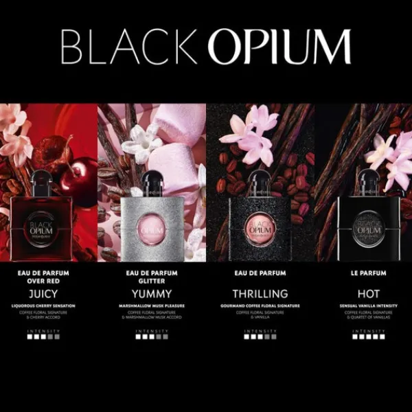 Black Opium Glitter Yves Saint Laurent Eau de Parfum Spray 30ml Clearance