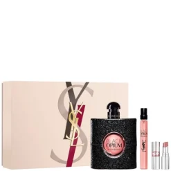 Black Opium Yves Saint Laurent Eau de Parfum Spray 90ml Gift Set Outlet